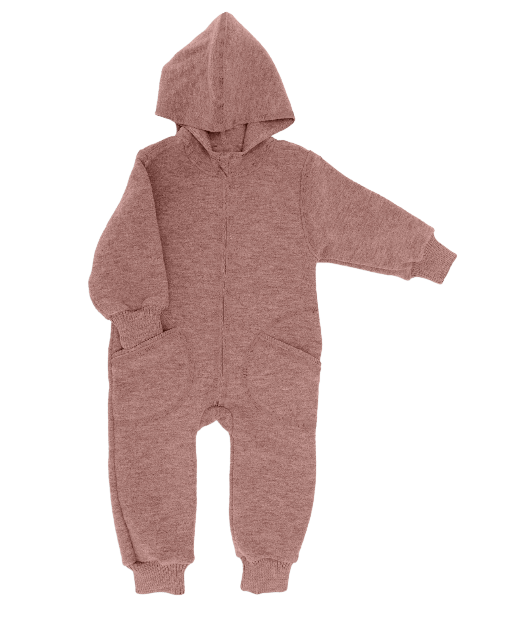 Otroški pajac, rosa 100% kuhana volna od 74-116 Otroški pajac, rosa 100% kuhana volna od 74-116