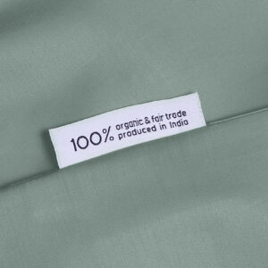 Posteljnina ekološki bombaž saten SEA GREEN več dimenzij Posteljnina ekološki bombaž saten SEA GREEN več dimenzij