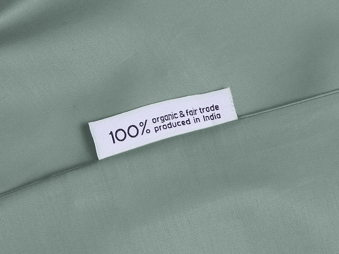 Posteljnina ekološki bombaž saten SEA GREEN več dimenzij Posteljnina ekološki bombaž saten SEA GREEN več dimenzij