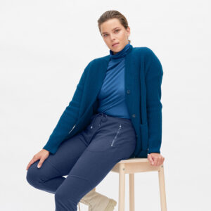 Ženska jopa eko bombaž, volna MODRA L,XL Ženska jopa eko bombaž, volna MODRA L,XL