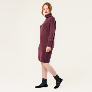 Ženska obleka Pacifica 100% volna BURGUNDY Ženska obleka Pacifica 100% volna BURGUNDY