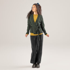 Ženska jopa Pacita 100% volna ZELENA Ženska jopa Pacita 100% volna ZELENA