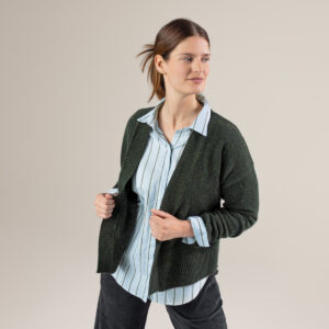 Ženska jopa Pacita 100% volna ZELENA Ženska jopa Pacita 100% volna ZELENA