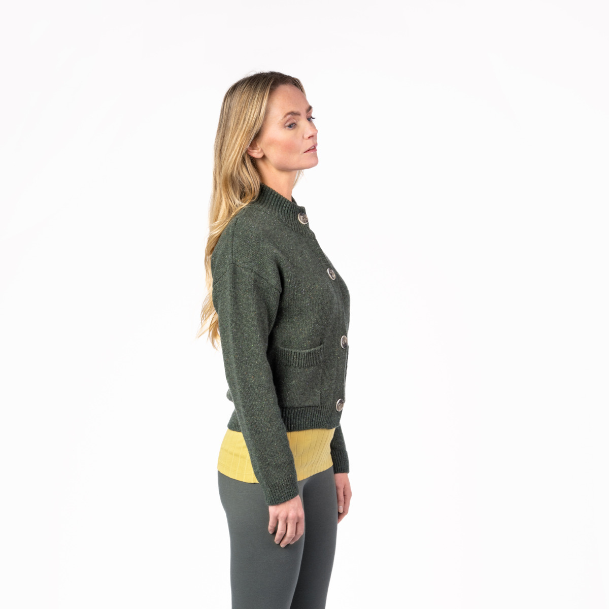 Ženska jopa Siglia 100% volna - T.ZELENA Ženska jopa Siglia 100% volna - T.ZELENA