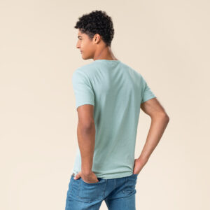 Moška majica KR eko bombaž, lan TURKIZNA S,M,L,XL Moška majica KR eko bombaž, lan TURKIZNA S,M,L,XL