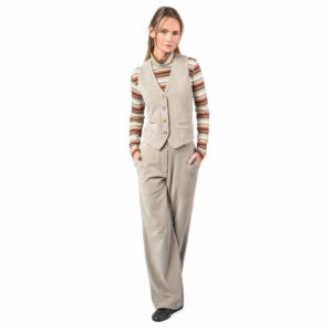 Ženske žametne hlače 100% eko bombaž NATUR S Ženske žametne hlače 100% eko bombaž NATUR S