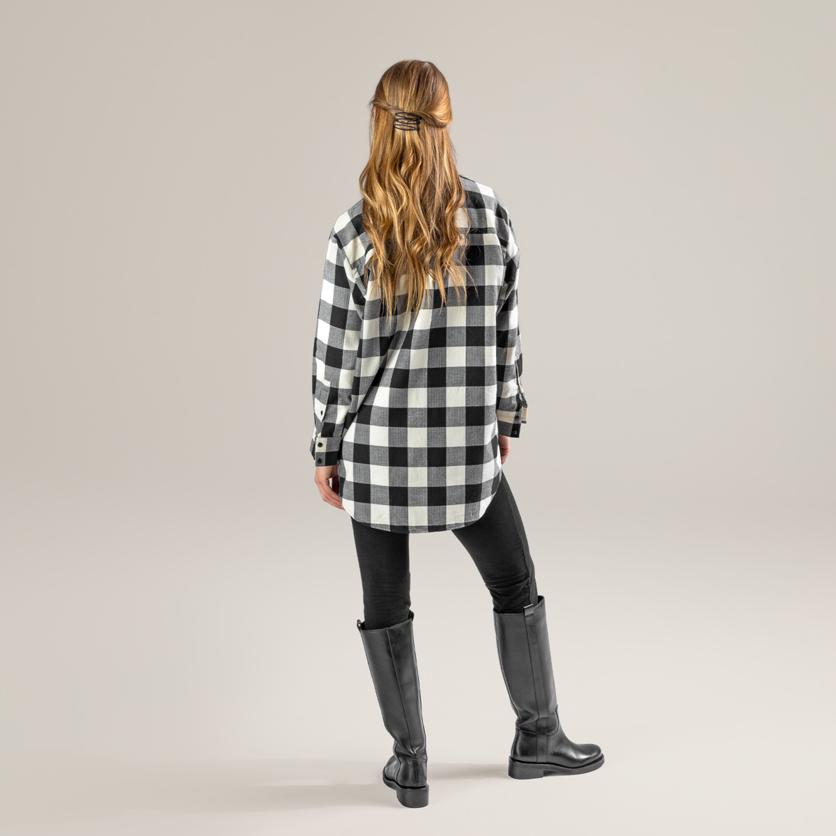 Ženska flanela srajca iz 100% eko bombaža karo Ženska flanela srajca iz 100% eko bombaža karo