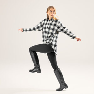 Ženska flanela srajca iz 100% eko bombaža karo Ženska flanela srajca iz 100% eko bombaža karo