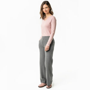 Ženske hlače eko bombaž SIVE S,M