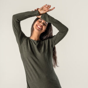 Ženska majica Sinia 100% eko bombaž ZELENA Ženska majica Sinia 100% eko bombaž ZELENA