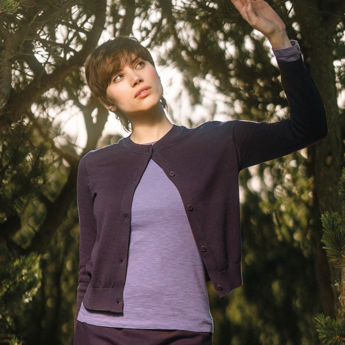 Ženska majica Sinia 100% eko bombaž VIJOLA Ženska majica Sinia 100% eko bombaž VIJOLA