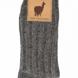 Eko nogavice z alpaka volno debelejše- svetlo sive Eko nogavice z alpaka volno debelejše- svetlo sive