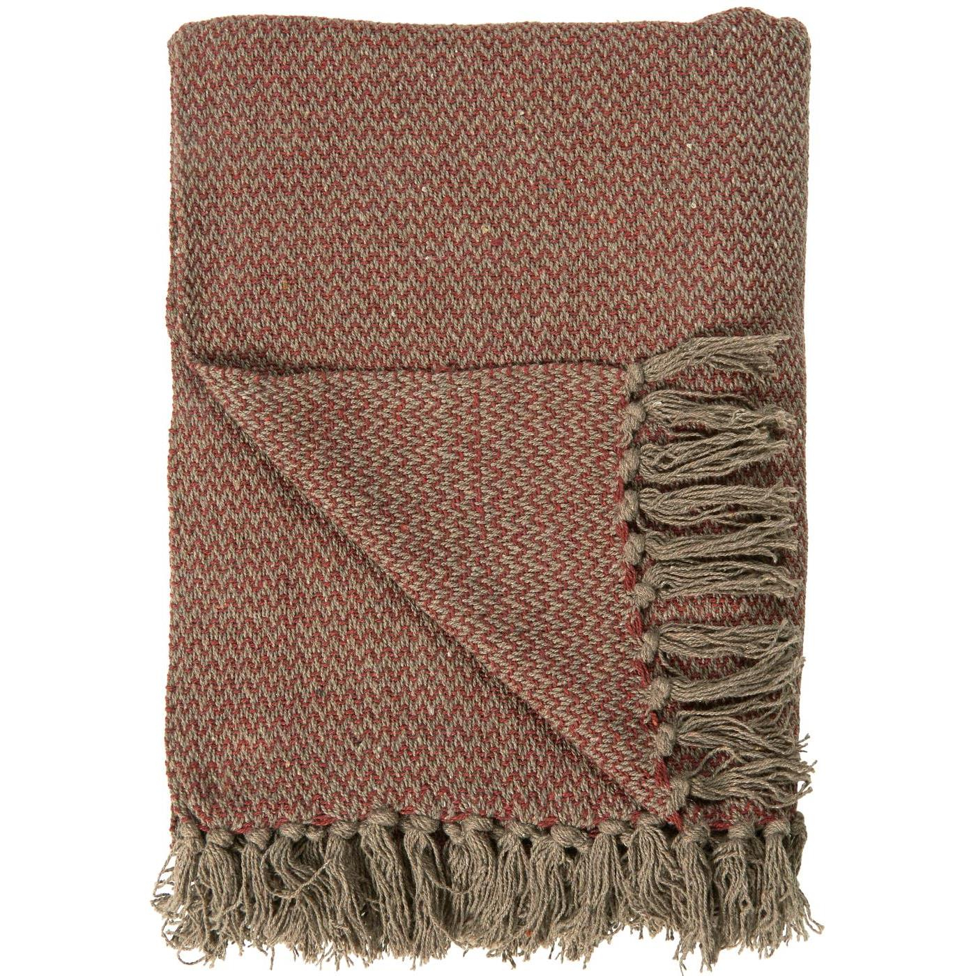 Deka 100% bombaž red brown