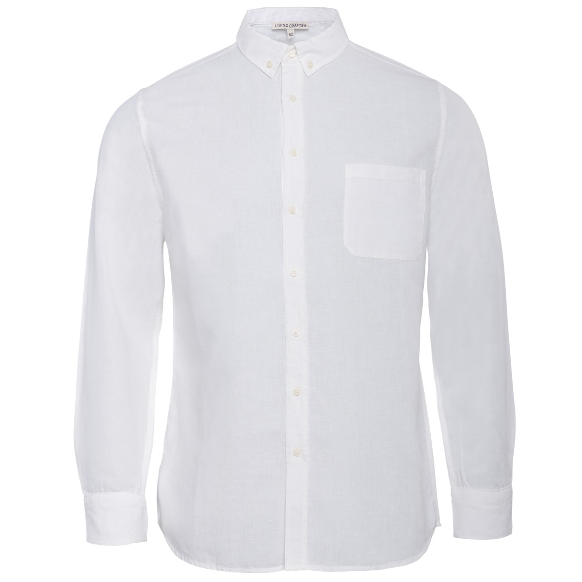 Moška srajca DR iz 55% lana in 45% eko bombaža bela 48,50,52 Moška srajca DR iz 55% lana in 45% eko bombaža bela 48,50,52