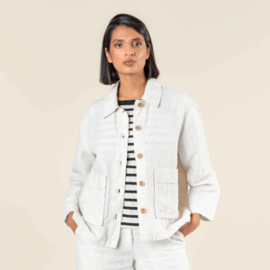 Ženska jakna ONYX 100% lan NATUR