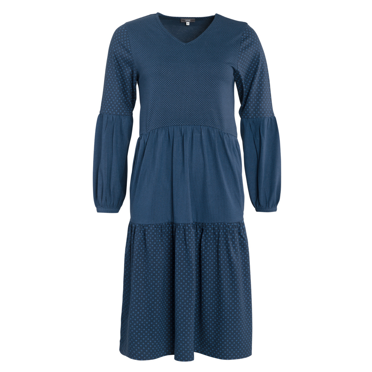 Ženska obleka 52% ekološki bombaž, viskoza bambus MODRA S,M Ženska obleka 52% ekološki bombaž, viskoza bambus MODRA S,M