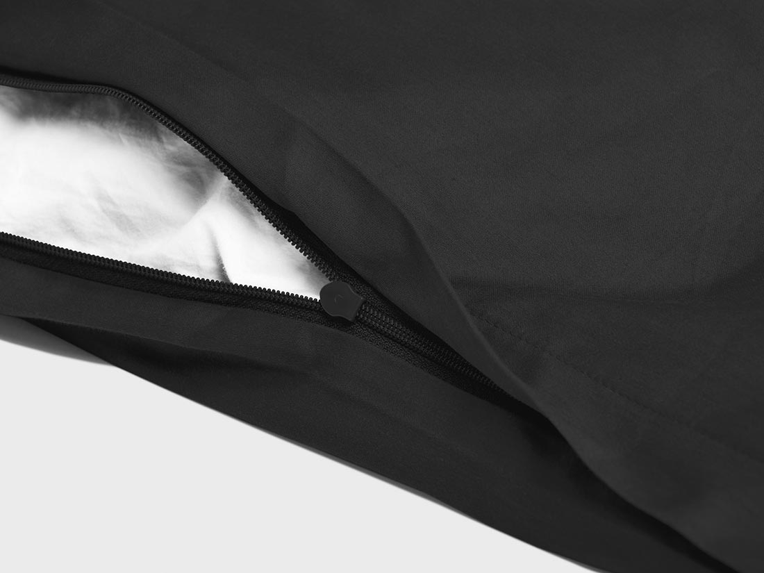 Posteljnina ekološki bombaž saten ANTHRACITE več dimenzij