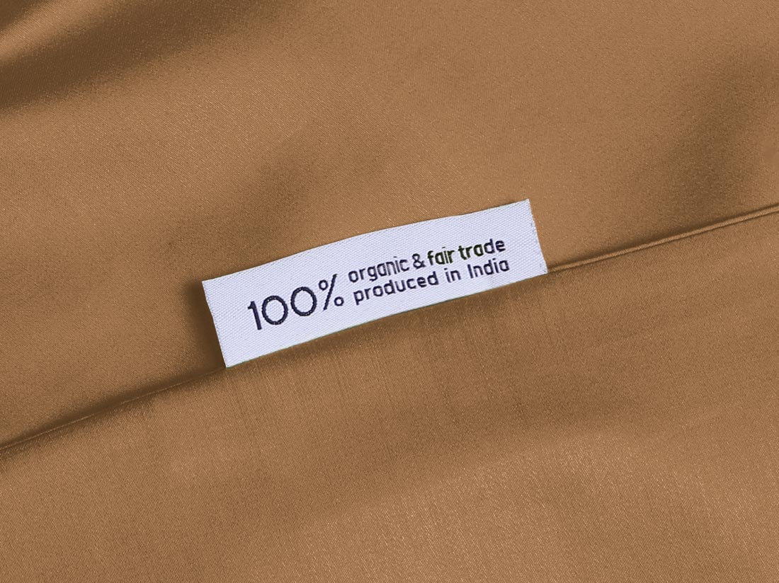 Posteljnina ekološki bombaž saten CARAMEL več dimenzij Posteljnina ekološki bombaž saten CARAMEL več dimenzij