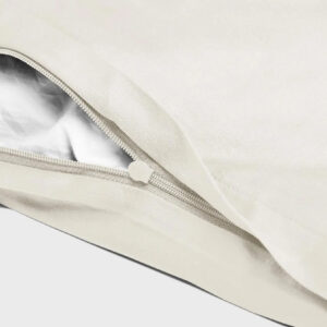 Posteljnina ekološki bombaž saten TOPLA BELA več dimenzij