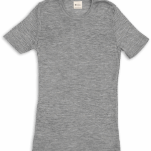 Moška majica KR, siva - volna, svila