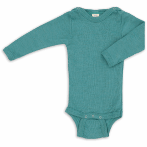 Otroški body DR ice blue - volna, svila od 50-104 Otroški body DR ice blue - volna, svila od 50-104