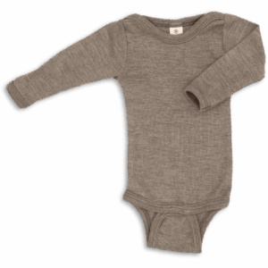 Otroški body DR walnut - volna, svila od 50-104 Otroški body DR walnut - volna, svila od 50-104