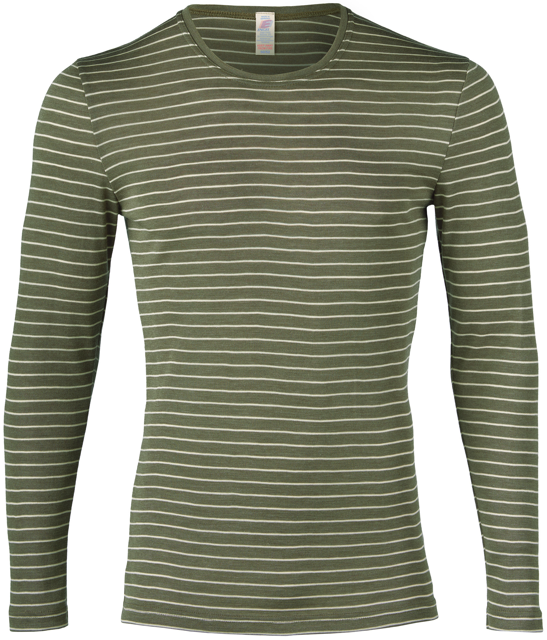 STARA CENA Moška majica DR, črte olivna- volna svila 54-56 STARA CENA Moška majica DR, črte olivna- volna svila 54-56