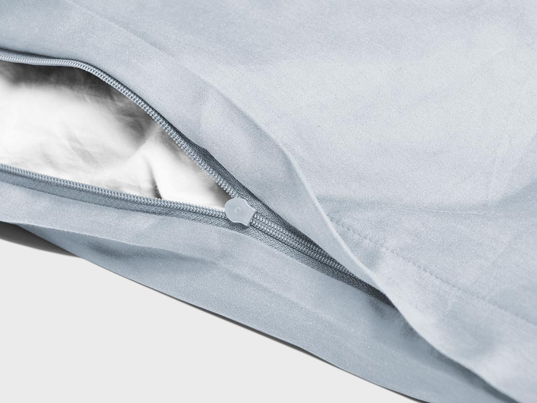 Posteljnina ekološki bombaž saten SKY BLUE več dimenzij