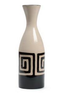 Dekorativna vaza črna bela Dekorativna vaza črna bela