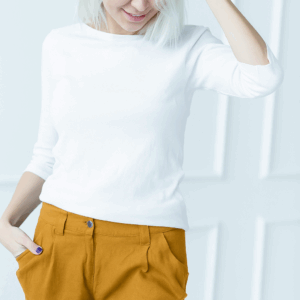 Ženske hlače 1383 100% lan, HONEY M Ženske hlače 1383 100% lan, HONEY M