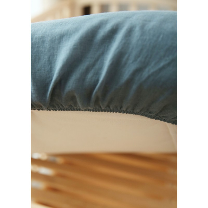 Jogi rjuha 100% lan, modra 60x120,70x140 Jogi rjuha 100% lan, modra 60x120,70x140