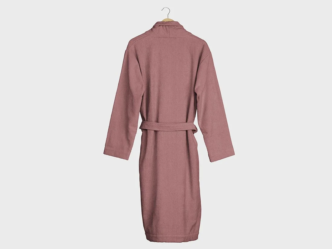 Kopalni plašč ekološki bombaž dots BLUSH ROSE Kopalni plašč ekološki bombaž dots BLUSH ROSE