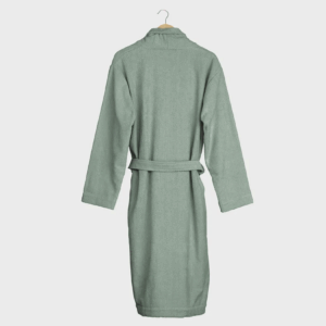 Kopalni plašč ekološki bombaž dots SEA GREEN Kopalni plašč ekološki bombaž dots SEA GREEN