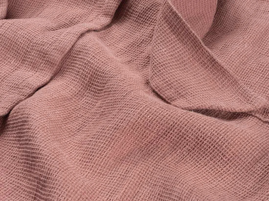 Kopalni plašč lan BLUSH ROSE