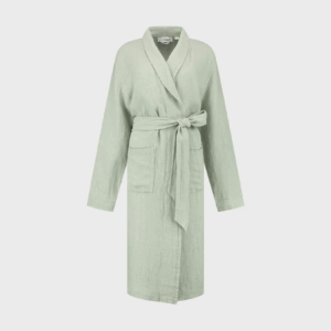 Kopalni plašč lan MISTY GREEN