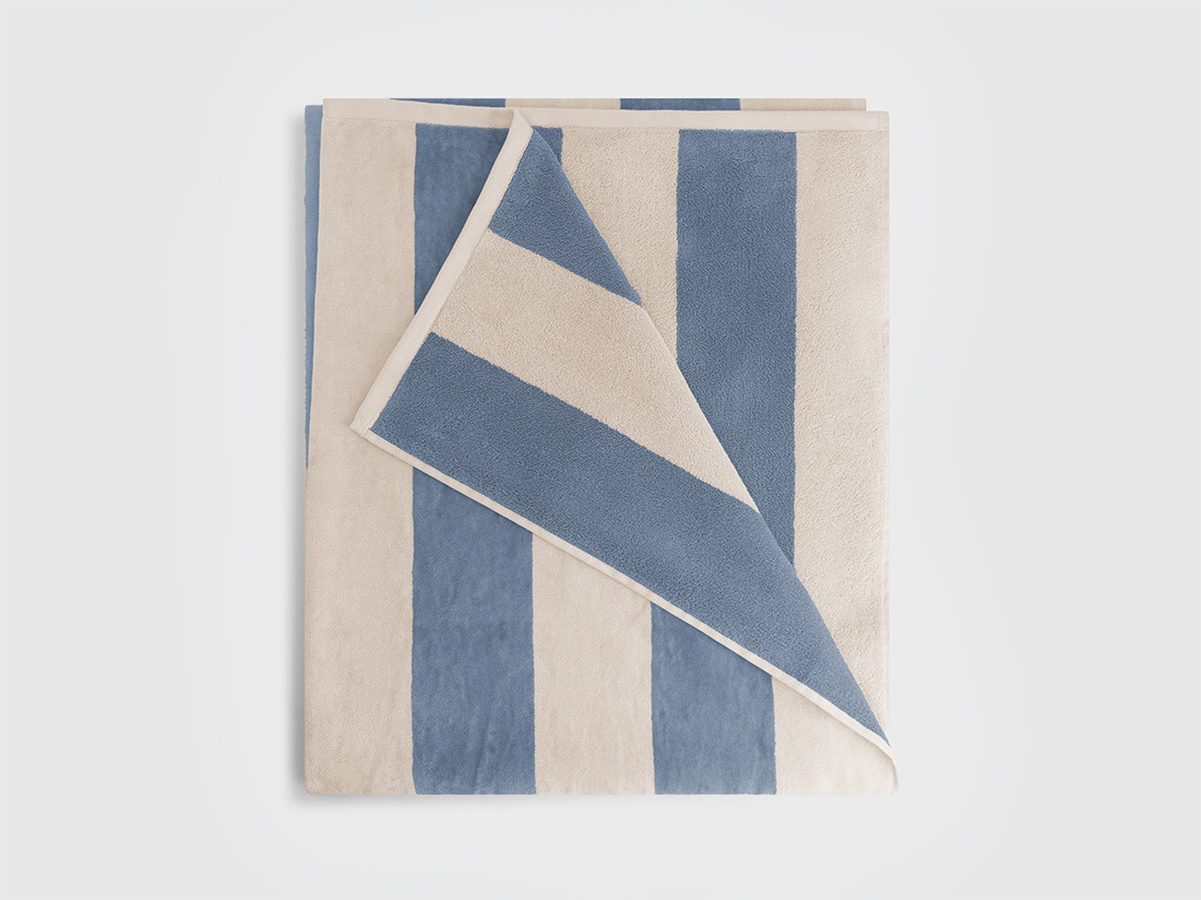 Brisača za na plažo- FADED BLUE 100x180