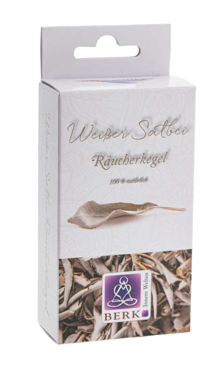 Kadilni stožci Beli žajbelj 20g. Kadilni stožci Beli žajbelj 20g.