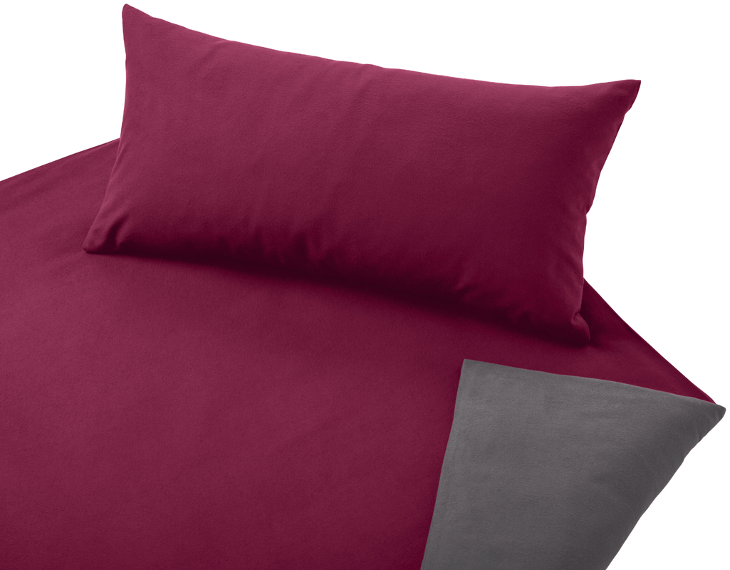 Otroška posteljnina FLANELA malina/grafit 100x135,40x60 Otroška posteljnina FLANELA malina/grafit 100x135,40x60