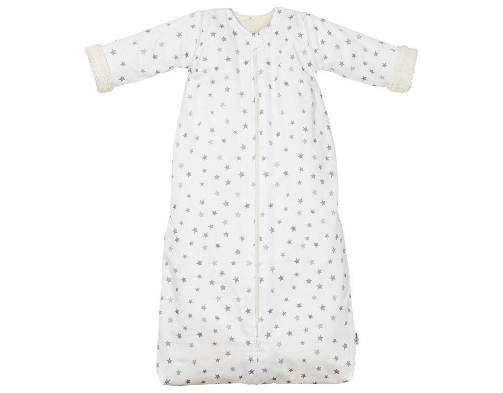 Spalna vreča zvezde kosmaten eko bom z snemljivimi rokavi