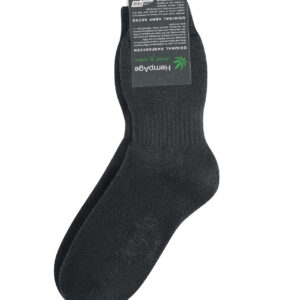 Nogavice konoplja, eko bombaž termo ČRNE