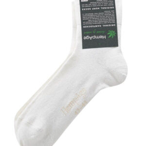 Nogavice tanjše konoplja, elastan bele