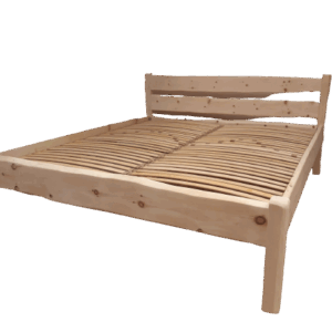 Lesena postelja iz cemprina, natur