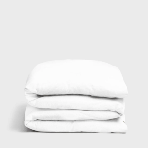 Otroška jersey posteljnina eko bombaž 100x135 BELA