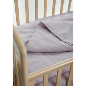 Otroška posteljnina 100% lan, lila 100x135 