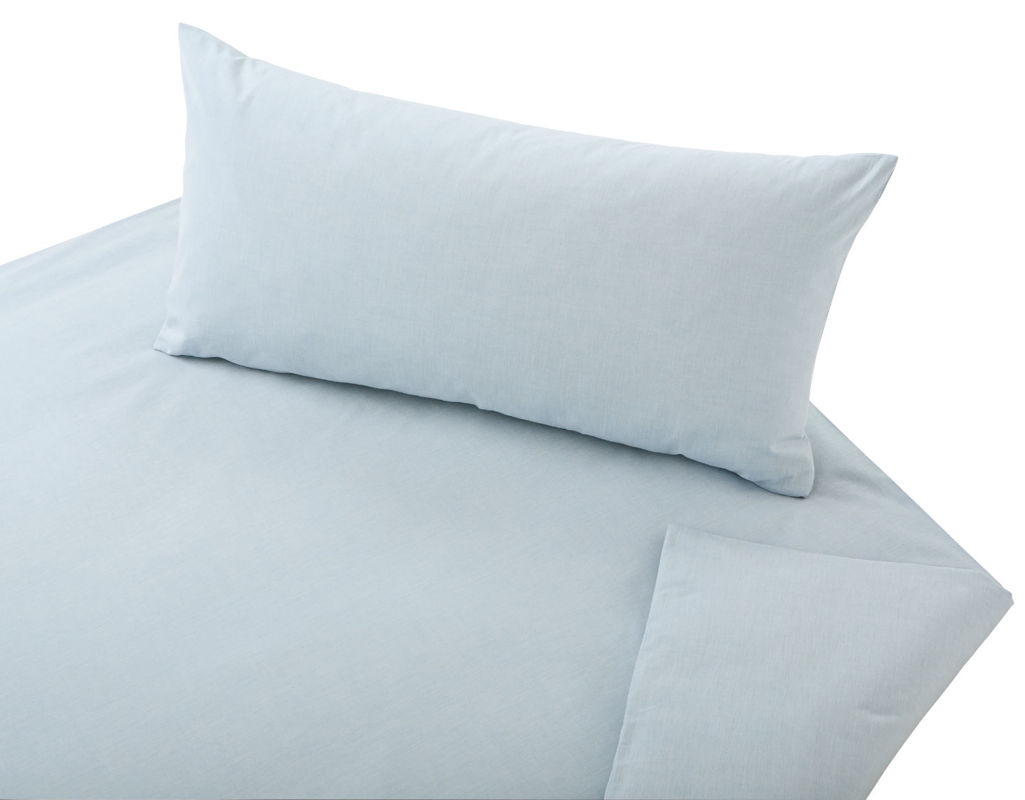 Posteljnina Chambray hellblau 140x200, 50x70 Posteljnina Chambray hellblau 140x200, 50x70