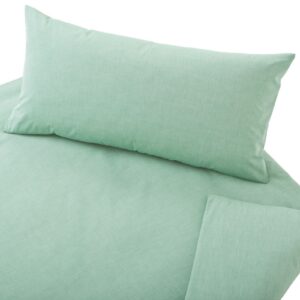Posteljnina Chambray hellgrun 140x200, 50x70 Posteljnina Chambray hellgrun 140x200, 50x70