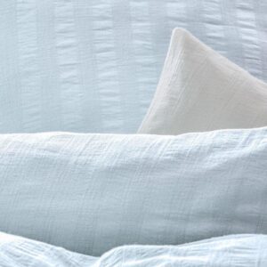 Posteljnina Crinkle hellblau 140x200, 50x70 Posteljnina Crinkle hellblau 140x200, 50x70