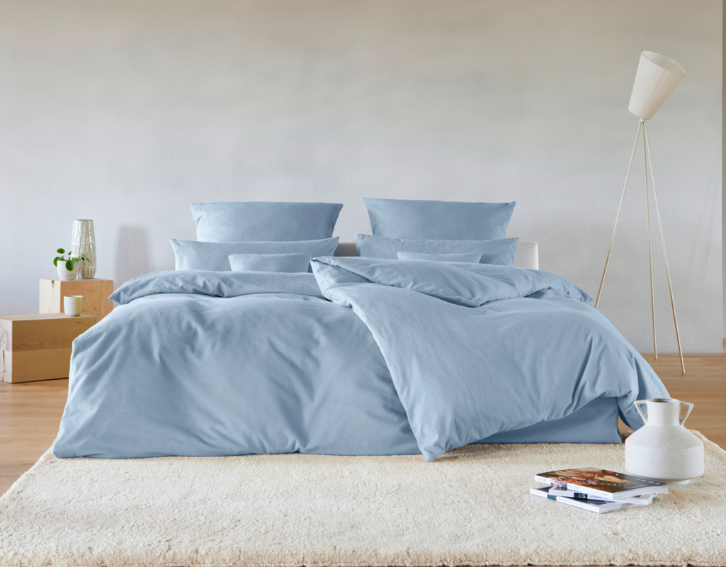 Posteljnina flanela perlblau razl.dim. Posteljnina flanela perlblau razl.dim.