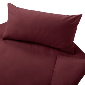 Posteljnina platno granat 140x200, 50x70 Posteljnina platno granat 140x200, 50x70