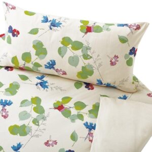 Posteljnina Flora saten 140x200, 50x70